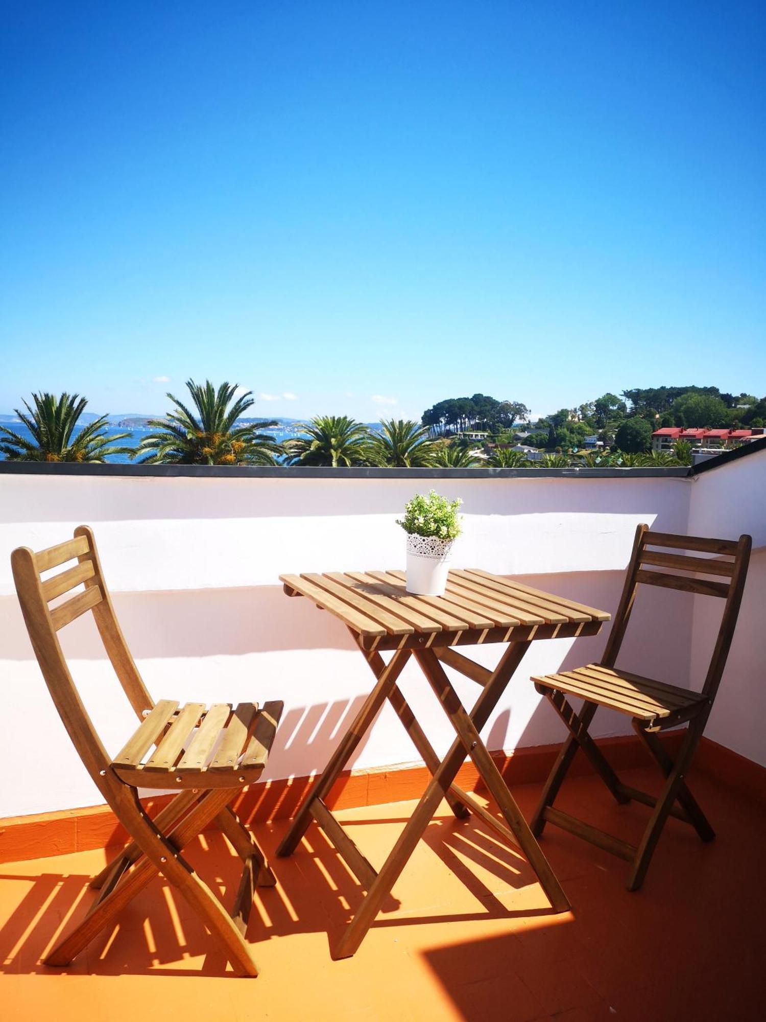 Precioso Atico Frente A La Playa De Santa Cristina Apartment Ла Коруня Екстериор снимка