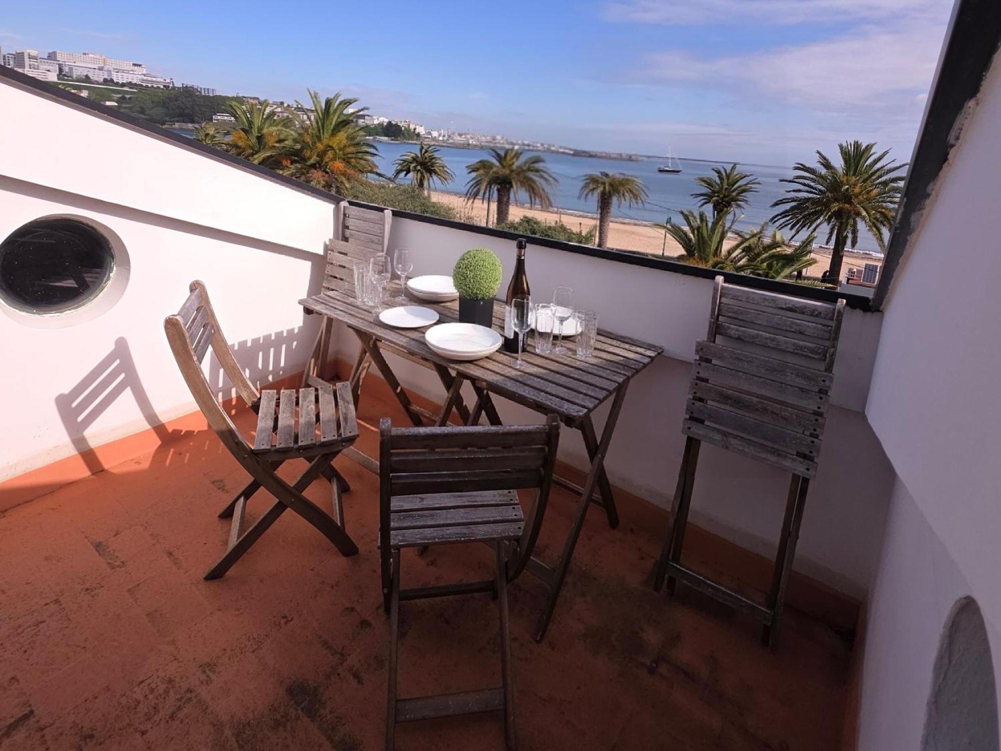 Precioso Atico Frente A La Playa De Santa Cristina Apartment Ла Коруня Екстериор снимка